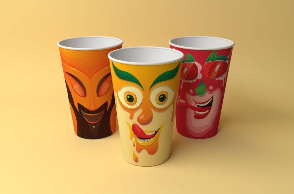 Milkshake Packaging Design in India - Milkshake & Co. Packaging