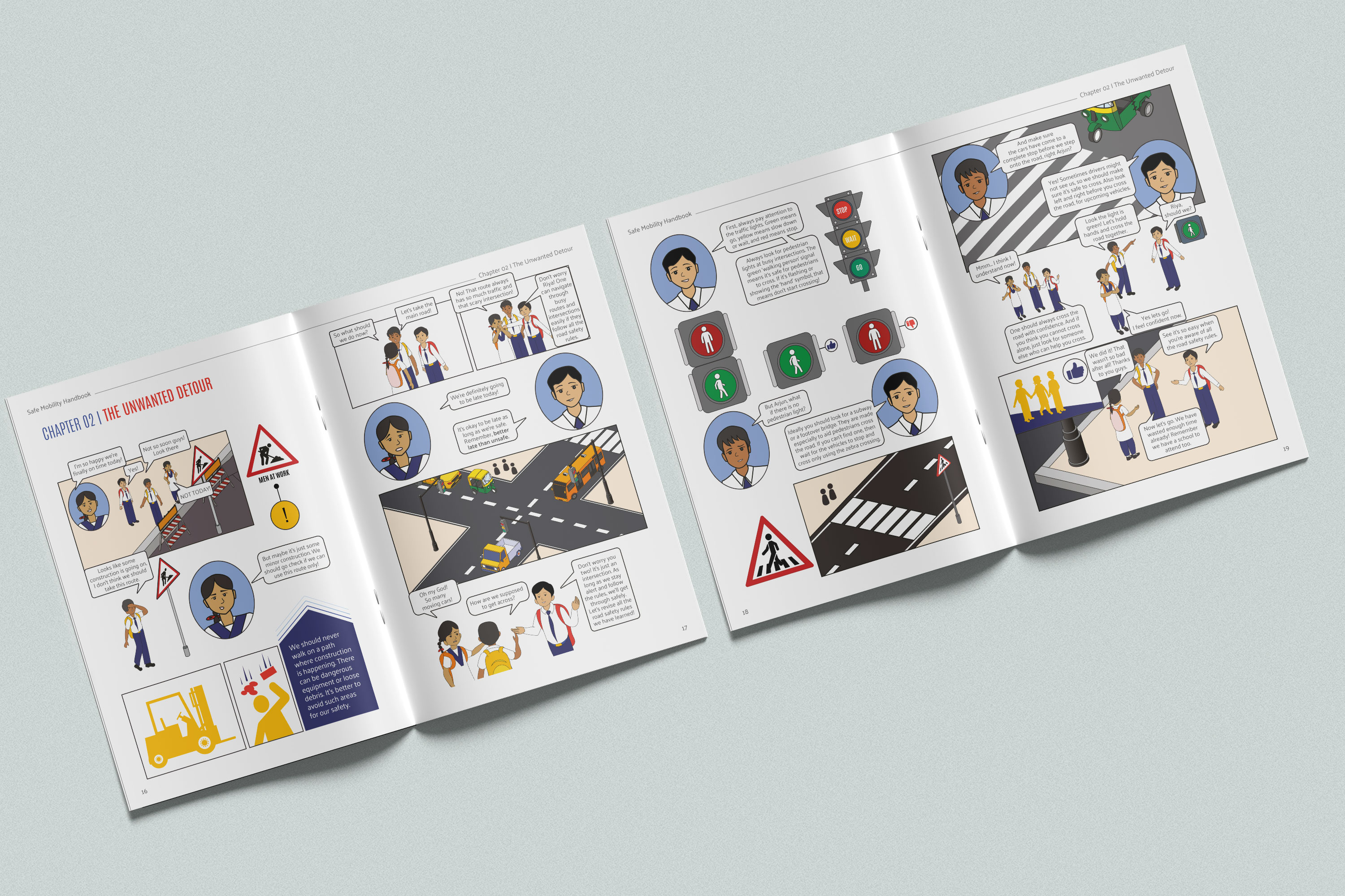 Handbook book designing by Designbox